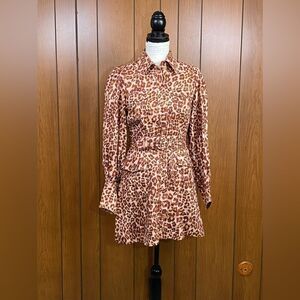 Zimmermann Resistance Safari Shirt Dress size 1/us size 6
